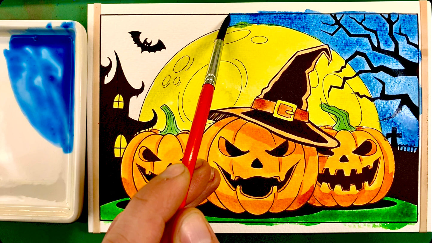 Halloween Painting Party Pack ( easy )