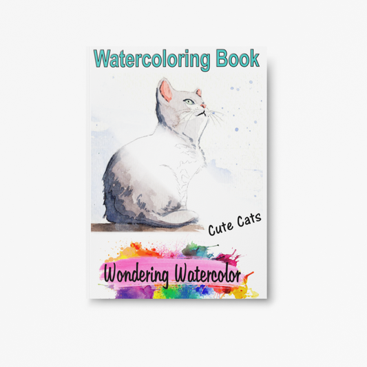 Cute Cat Watercolor Book – A Handmade Artistic Experience