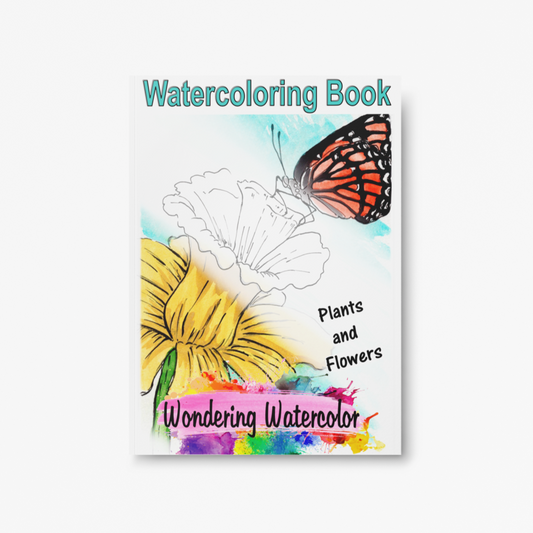 Plants & Flowers Watercolor Book – Let Your Creativity Bloom!