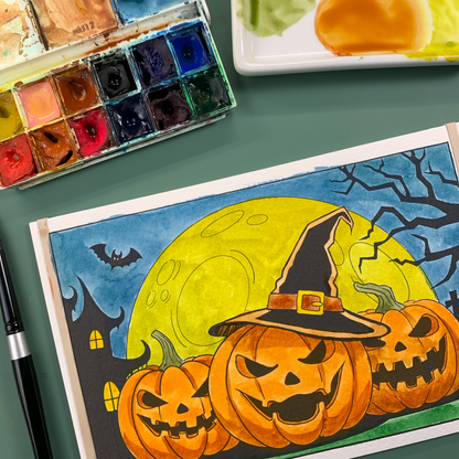 Halloween Painting Party Pack ( easy )